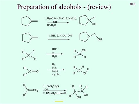 Ppt Alcohols And Thiols And Ethers Powerpoint Presentation Id 797805