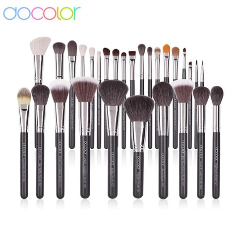 Docolor Ensemble De Pinceaux De Maquillage Professionnels Poils