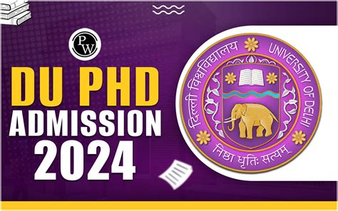 DU PhD Admission 2023 24 Phase II Interview Open Important Dates