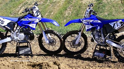 2016 Yamaha YZ 125 YZ250 2 Strokes Head To Head Dirt Bike Magazine