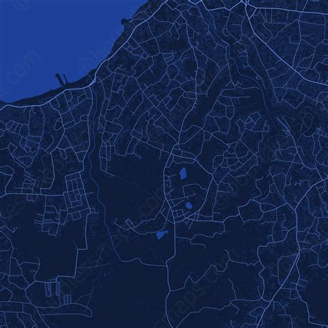 Kupang Dark Blue Vector Map Boundless Maps