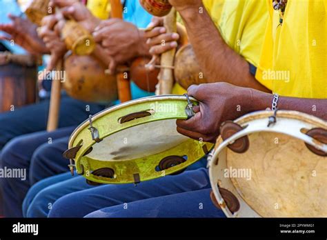 Brazilian Musical Instrument Called Berimbau Tambourine And Others