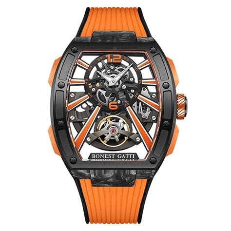 Bonest Gatti Montre Existent De Luxe Pour Homme Bo Tier Tonneau En