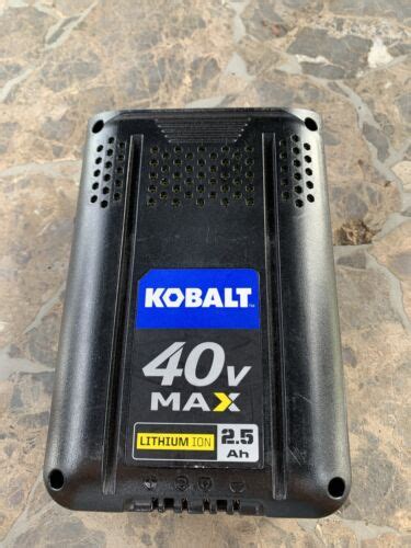 Kobalt 40v Max 2 5ah Li Ion Battery Model Kb 245 06 Ebay