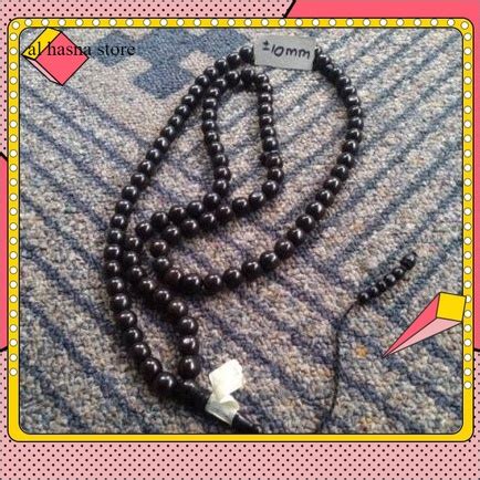 Jual Tasbih Kokka Bulat Coklat Polos Hitam 10 Mm 10mm 99 Butir