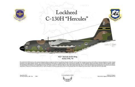 Lockheed C 130H Hercules Digital Art By Arthur Eggers Fine Art America