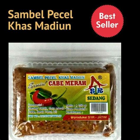 Jual Sambel Pecel Khas Madiun Gr Bumbu Pecel Madiun Gr Shopee