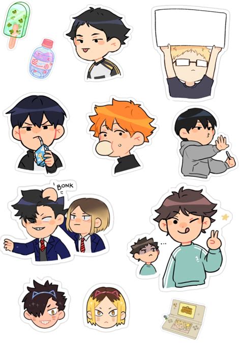 Haikyu Stickers For Sale Artofit