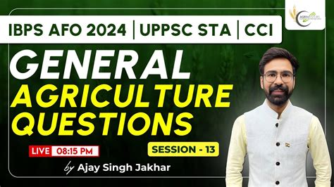 General Agriculture Questions Ibps Afo 2024 Uppsc Sta Cci