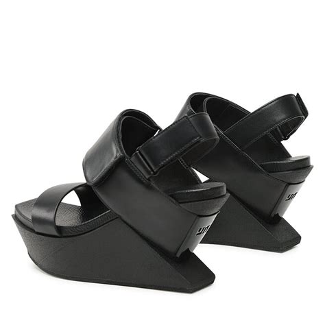 Sandale United Nude Delta Wedge Sandal 104130116 Black Epantofi Ro