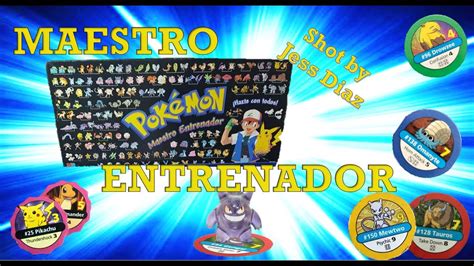 Pok Mon Maestro Entrenador Juego De Mesa Youtube