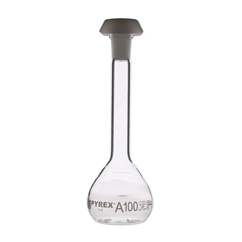 Ap Pyrex Stoppered Volumetric Flask Class A Ml Pack Of