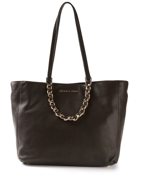 MICHAEL Michael Kors Chain Strap Tote In Brown Lyst