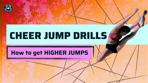 How To Improve Cheer Jumps Drills For Higher Jumps Jump Workout