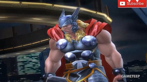 Marvel Contest Of Champions Thor Attacks Gameplay 3 Stars Youtube