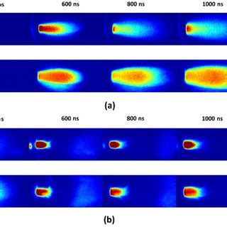 The Sequence Of Images Of The Expanding A Copper And B Carbon