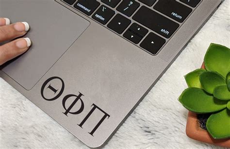 Greek Letter Laptop Stickers Sorority Vinyl Decal Sticker - Etsy