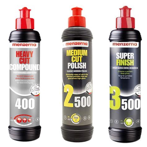 Menzerna 400, 2500, 3500 Pack | Detailing Connect