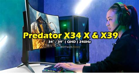 ACER Predator X39 Predator X34 X Son Oficial Monitores Gamer Con