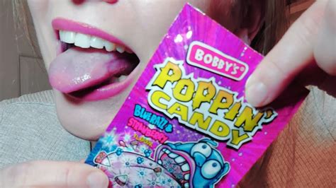 Asmr Eating Popping Candy Pop Rocks Fizzing Popping Crunchy Sounds