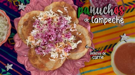 PANUCHOS CAMPECHANOS Recetas Tradicionales MEXICANAS Comida