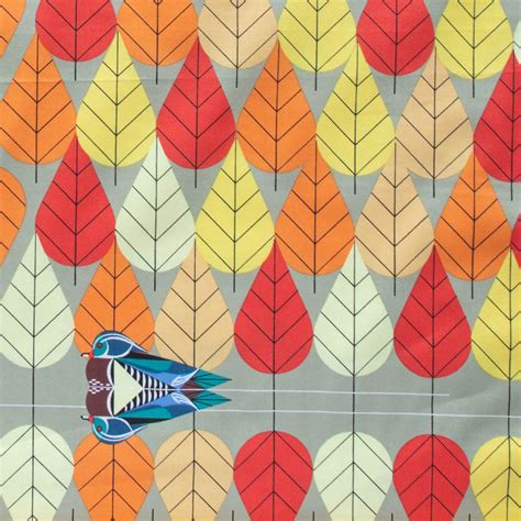 Octoberama Lake Lakehouse By Charley Harper For Birch Organic