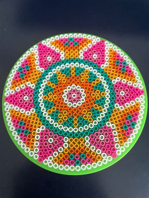 Circle Mandala Ive Made In Pearl Beads Pattern Perler