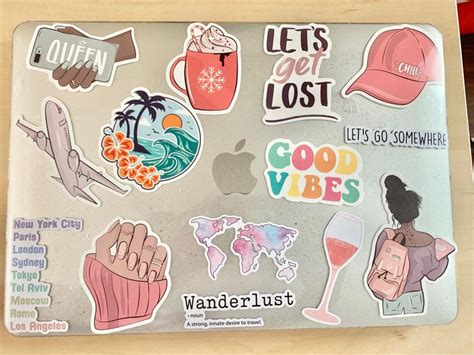 Laptop stickers