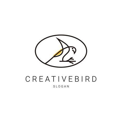 Simple Bird logo design icon template 13785724 Vector Art at Vecteezy