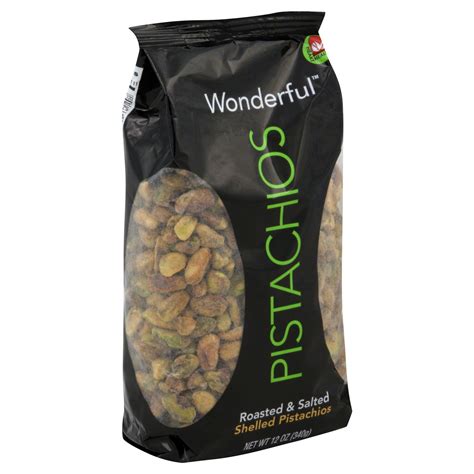 Wonderful Pistachios Shelled Roasted And Salted 12 Oz 340 G