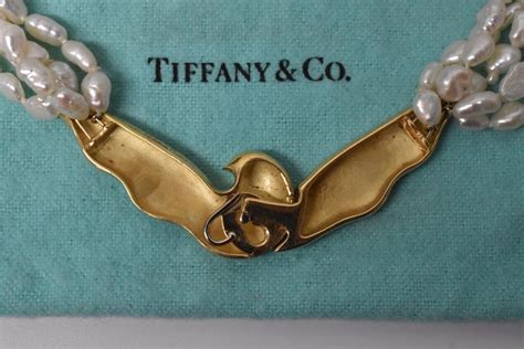 Tiffany And Co 18k Multi Strand Freshwater Pearl Necklace Paloma Picasso For Sale At 1stdibs