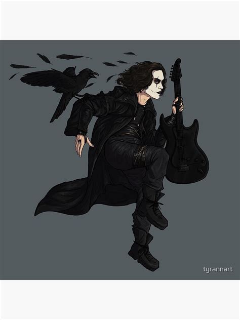 The Crow Poster For Sale By Tyrannart Redbubble