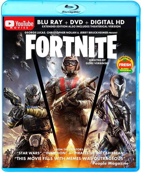 Fortnite Blu Ray Cover By Huntertubehd55842 On Deviantart