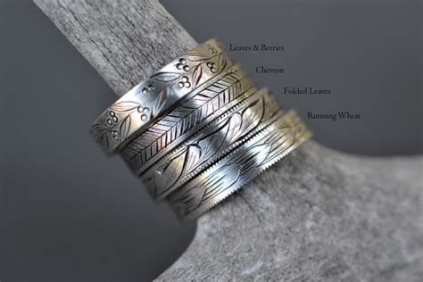 Engraved Silver Band