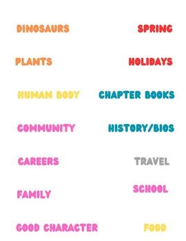 Library Organization by Jordan Colona | TPT