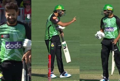 Bbl Haris Rauf Comes Out To Bat Without Without Pads During