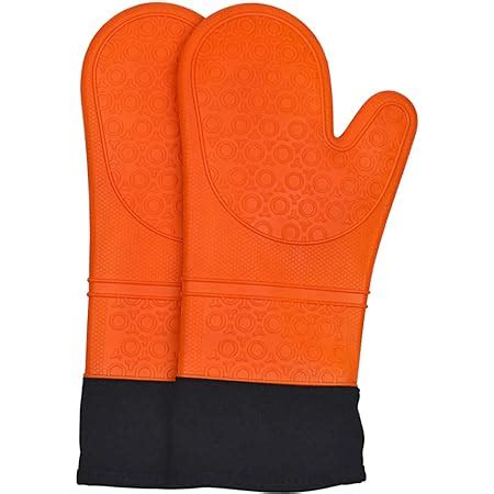 Belmalia Gants De Cuisson En Silicone Pour Cuisines Et Barbecues Set