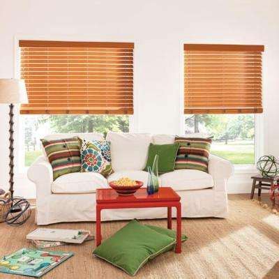 Dark Brown Wood - Faux Wood Blinds - Blinds