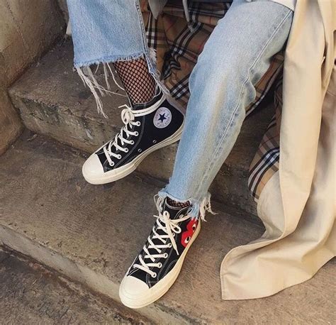 ☁️🧖🏼‍♀️ Fashion Outfits With Converse Cdg Outfit