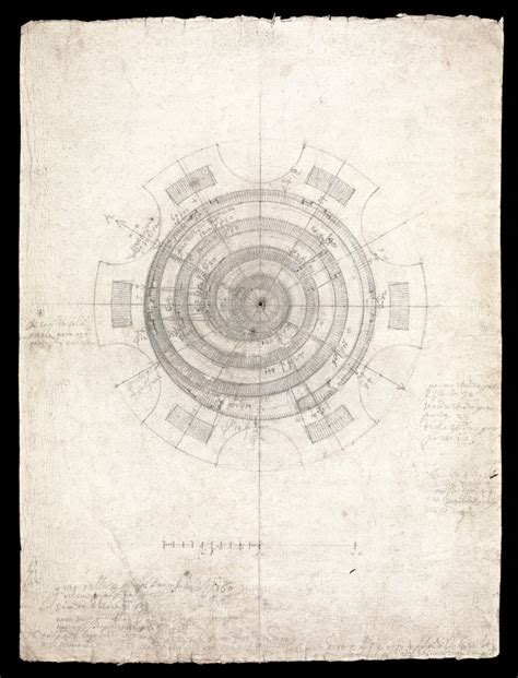 Francesco Borromini 15991667• Architectural Drawing For The Cupola Of