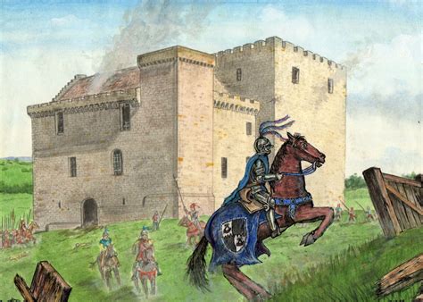 Reconstruction of Crichton Castle 1445