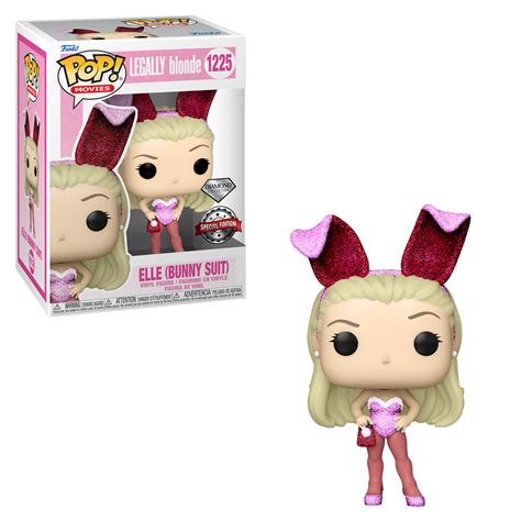 Funko Pop Movies Legally Blonde Elle Bunny Suit Diamond Collection Special Edition