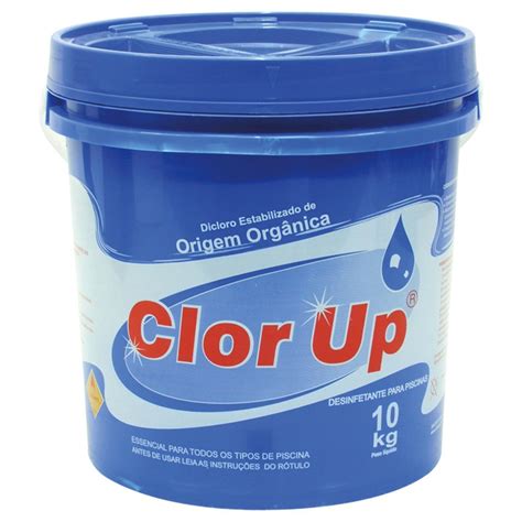 Cloro Piscina Clor Up Dicloro Kg Capa Para Piscina Lona Piscinas