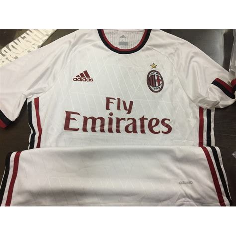 Jual Jersey Baju Bola Milan Away Adizero Player Issue 2017 2018 Grade