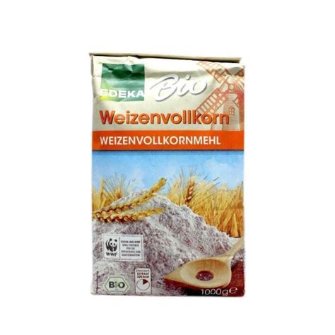 Edeka Bio Weizenvollkornmehl Kg Whole Grain Wheat Flour