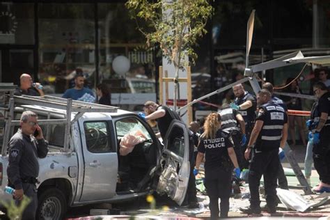 Israel Palestine Latest Tel Aviv Car And Knife Attack Leaves Eight