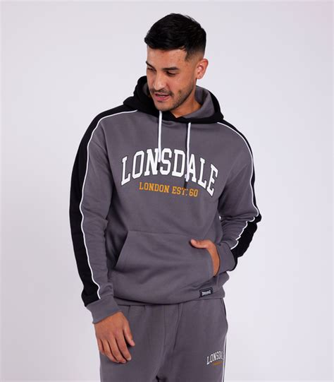 Lonsdale London Cameron Panelled Hoodie Target Australia