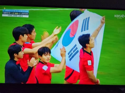 속보 U20 월드컵 한국 2대회 연속 4강 진출8강전 1 0 승리