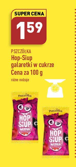 Galaretki hop siup wiśnia Pszczółka cena promocje opinie sklep