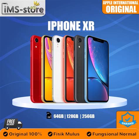 Jual Iphone Xr Gb Gb Gb Second Original Bergaransi Mulus